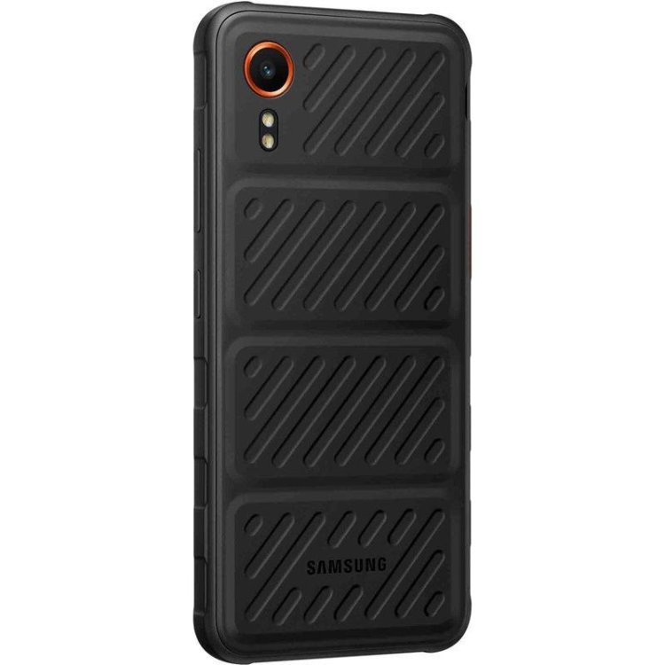Samsung Xcover 7 G556 5G 6GB/128GB preto, telemóvel robusto com câmara traseira.