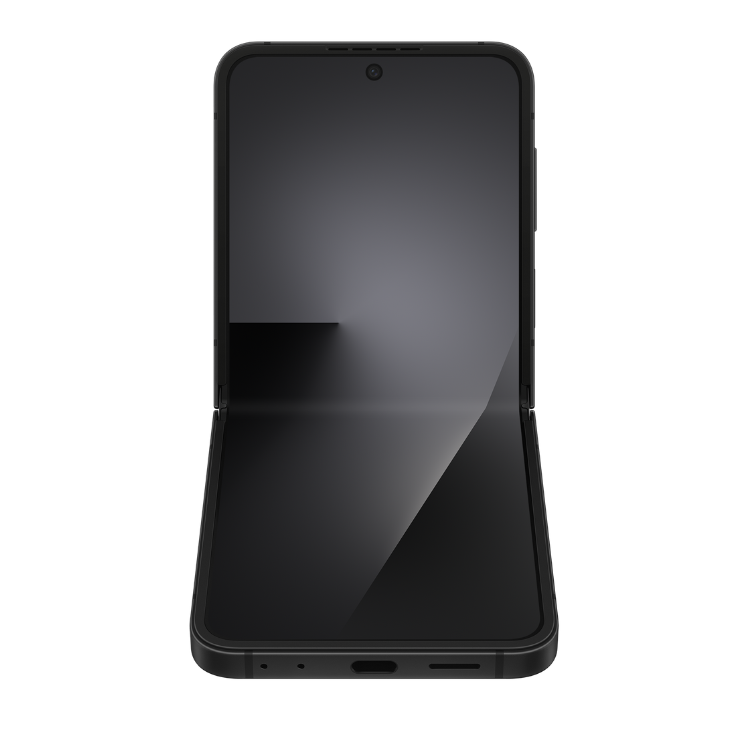 Smartphone Samsung Galaxy Z Flip7 FE 5G preto, dobrável, 6.7 polegadas, 8GB/256GB.