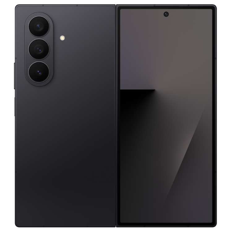 Smartphone Samsung Galaxy Z Fold7 preto, 12GB/256GB, dual sim, com ecrã dobrável.