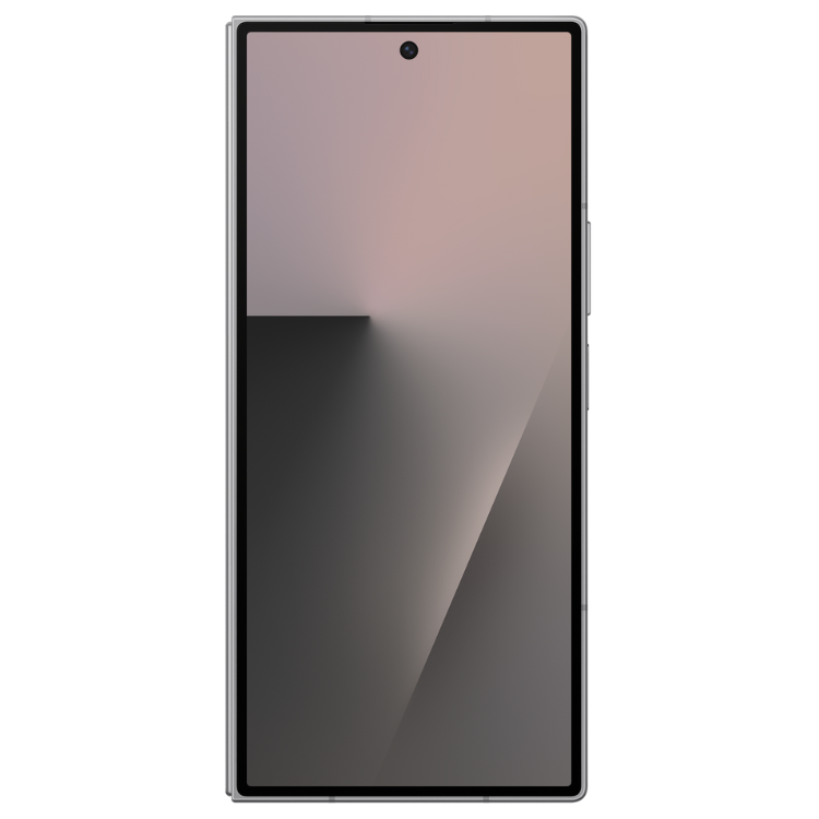 Smartphone Samsung Galaxy Z Fold7 cinzento, ecrã dobrável.