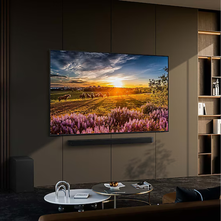 Televisão Samsung Q60D 2024 Smart TV 4K QLED 55" - Artigo de Exposição