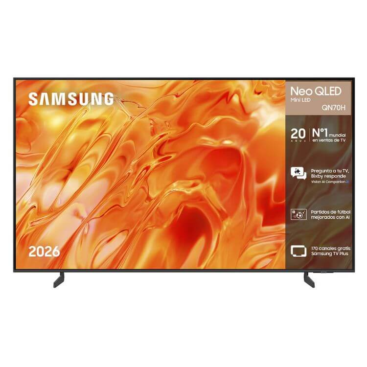 Televisão Samsung QN70H (2026) Smart TV QLED 4K 65"