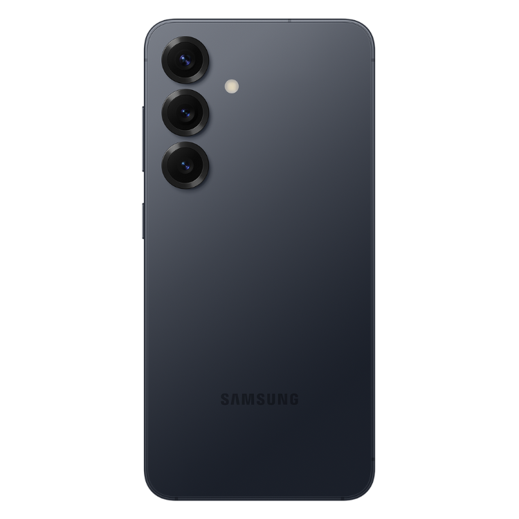 Samsung Galaxy S25 S931 5G, azul escuro, 3 câmaras traseiras.