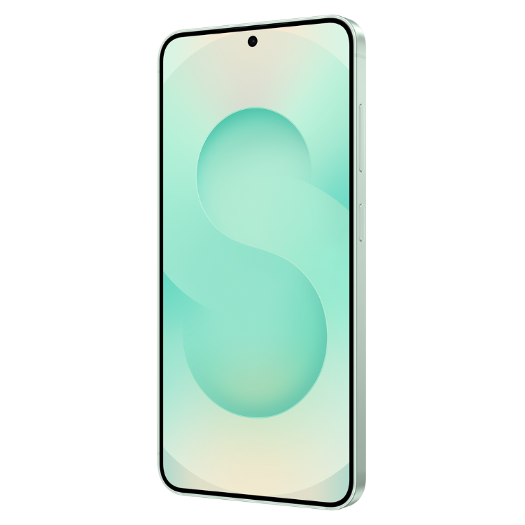 Samsung Galaxy S25, smartphone mint, ecrã ligado, 5G, Dual Sim.