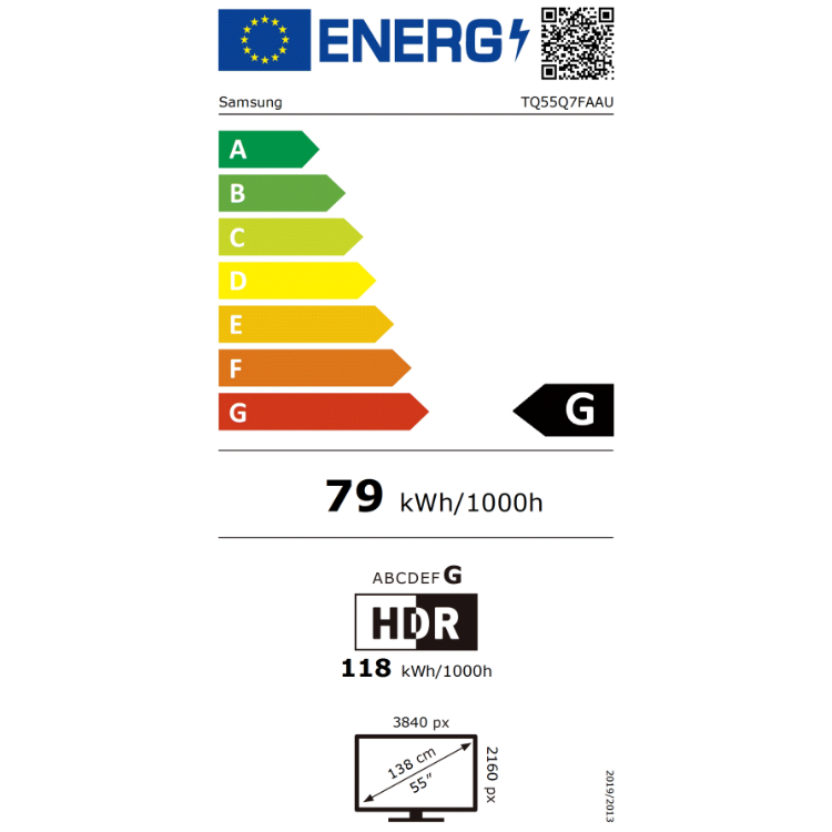 Televisão Samsung Q7F (2025) Smart TV 4K QLED 55"