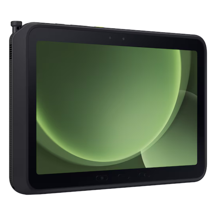 Tablet Samsung Tab Active5 Pro, ecrã verde, 6GB/128GB, Wi-Fi, preto.