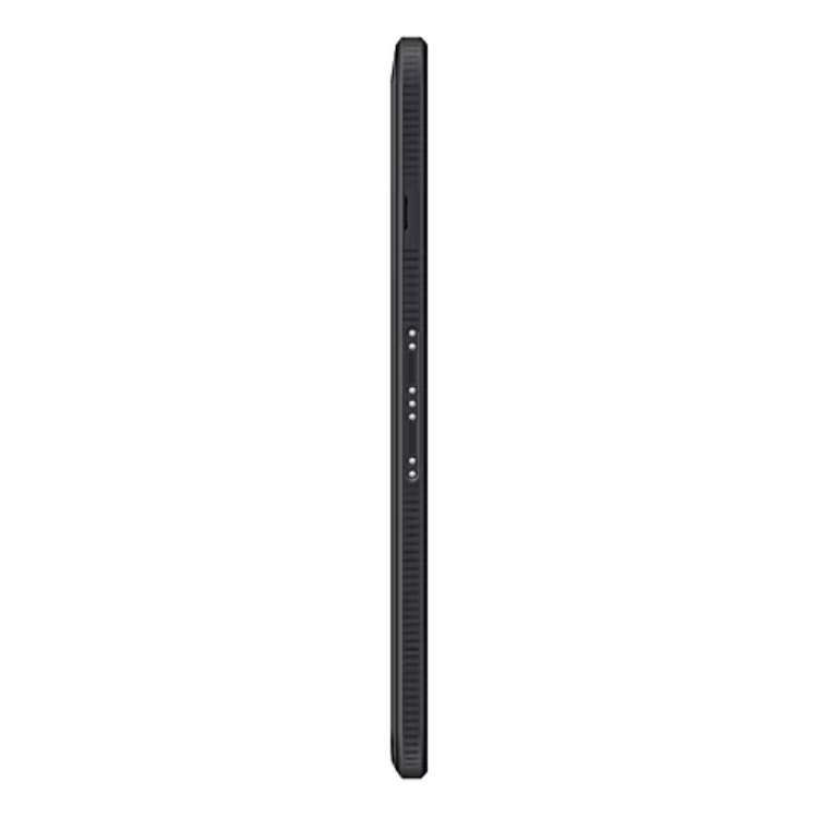 Tablet Samsung Tab Active 5 X300 lateral preto com vários botões e sensores.