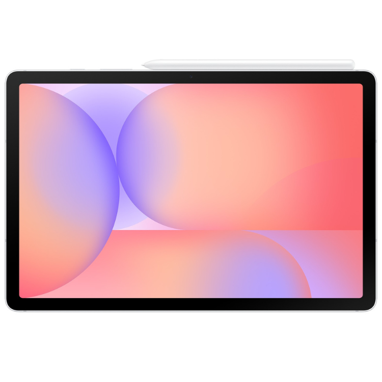 Tablet Samsung Galaxy Tab S10 Lite X400 prata com ecrã colorido e caneta stylus.