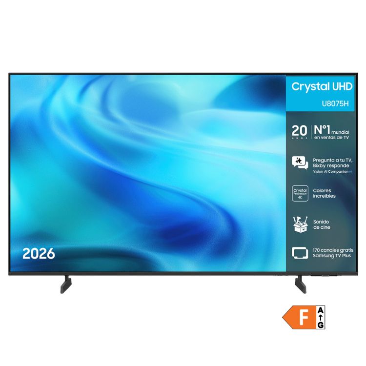 Televisão Samsung Crystal U8075H (2026) Smart TV 4K LED 85"