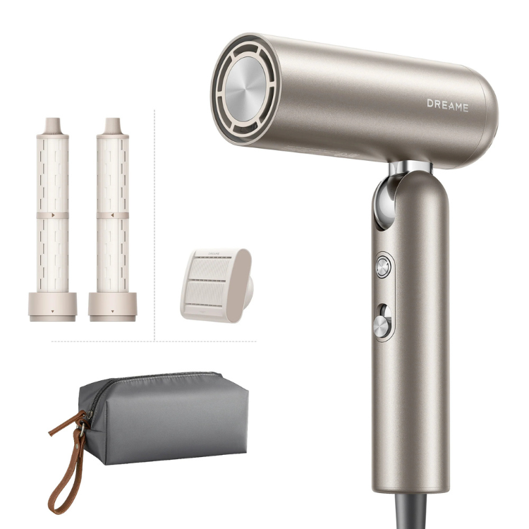 Secador e Modelador de Cabelo Dreame Pocket Neo 1300W Dourado - Artigo de Exposição