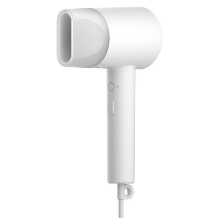 White Xiaomi Mi Ionic H300 hair dryer with buttons and cord.
