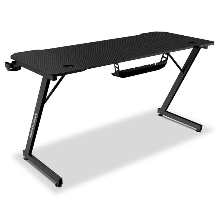 Secretária Gaming Alpha Gamer Gemina Preto