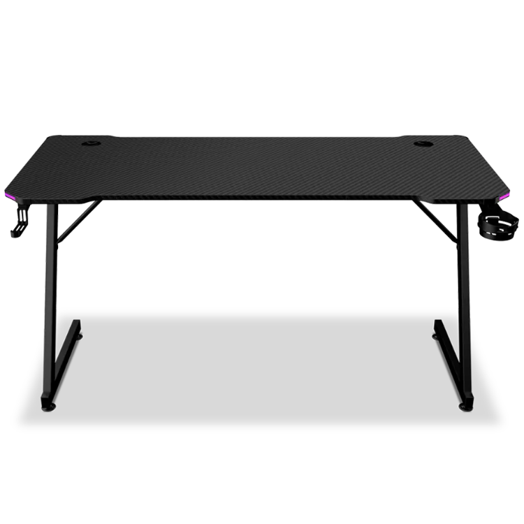 Secretária Gaming Alpha Gamer Gemina RGB 140cm Preto