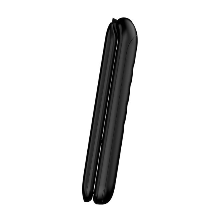 Telemóvel sénior Gigaset GL595 preto, formato concha.