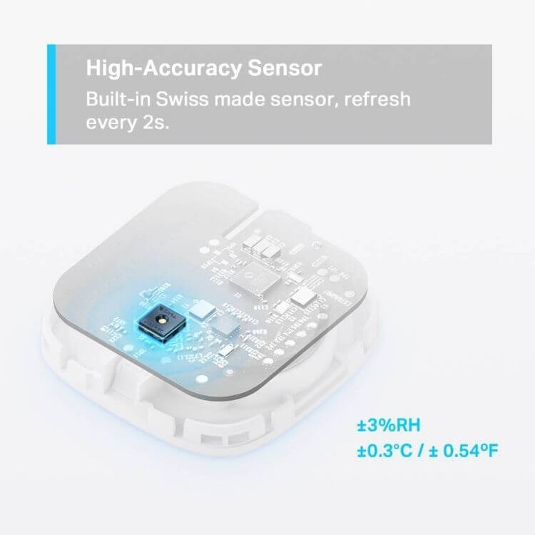 Sensor Inteligente de Temperatura e Humidade TP-Link Tapo T310 Branco