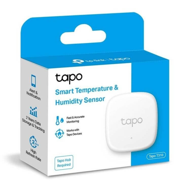 Sensor Inteligente de Temperatura e Humidade TP-Link Tapo T310 Branco