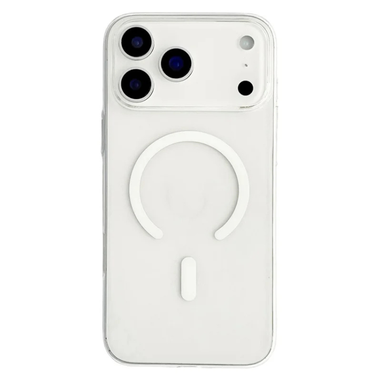 T-K Silikonhülle iPhone 17 Pro MagSafe Transparent