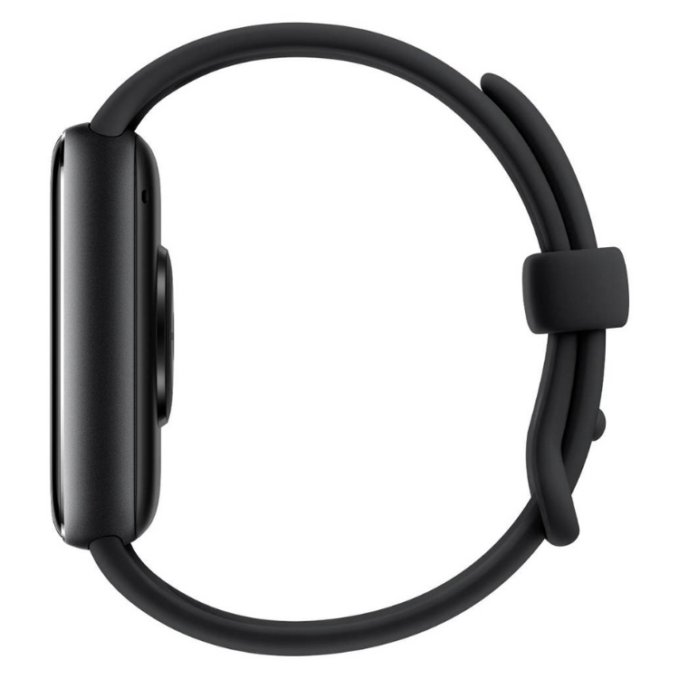 Smartband Xiaomi Smart Band 9 Pro preta com pulseira de silicone.