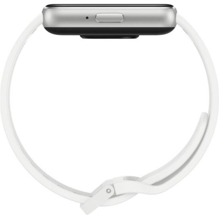 Smartband Samsung Galaxy Fit 3 R390 40mm prata com pulseira branca.