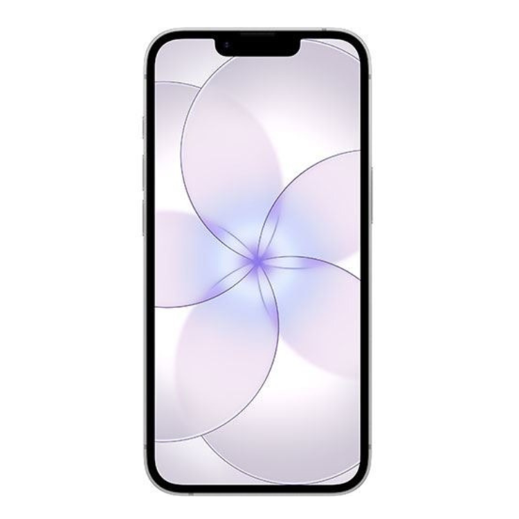 iPhone 17e branco, smartphone Apple com ecrã de 256GB e sistema iOS.