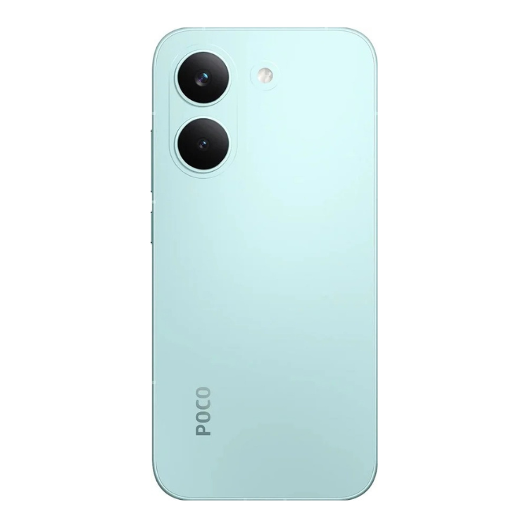 Smartphone POCO X8 Pro 5G, cor verde, 2 câmeras traseiras e logotipo POCO na parte inferior.