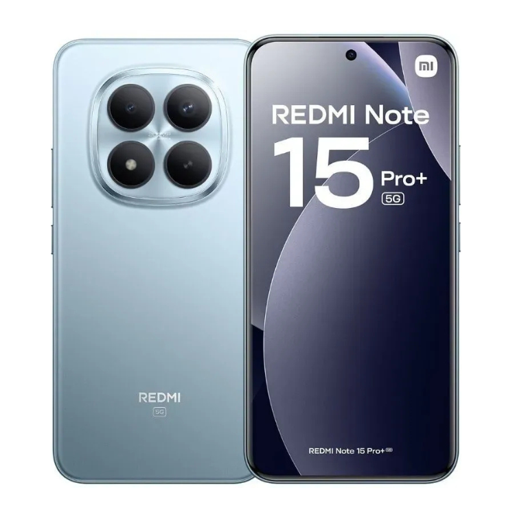 Xiaomi Redmi Note 15 Pro+ 5G 12GB/512GB Dual Sim Azul, smartphone com ecrã AMOLED, processador MediaTek Dimensity 9200+