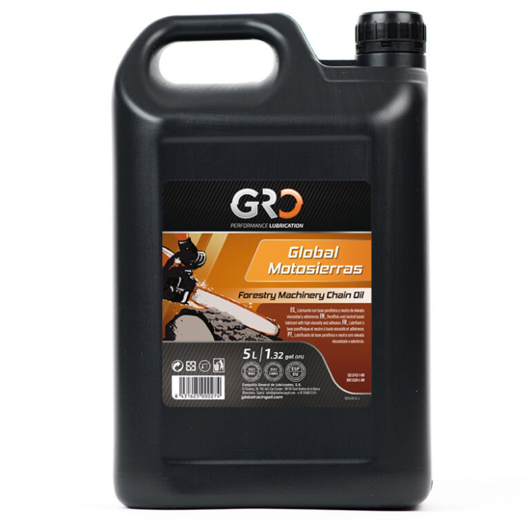 Óleo de Corrente Motosserra GRO Performance Lubrication 5L