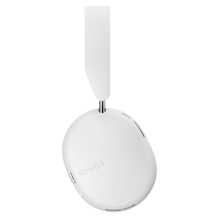 White Sonos Ace Bluetooth headphones with ANC.