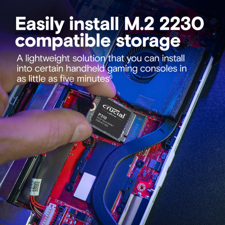 Crucial P310 1TB M.2 2230 NVMe SSD