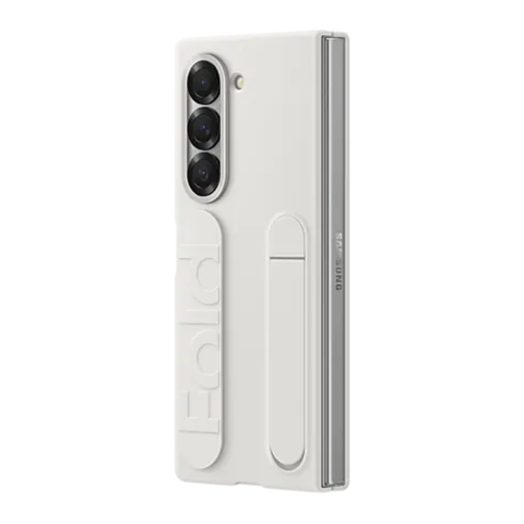 Samsung Standing Hülle Z Fold6 F956 mit Band Grau