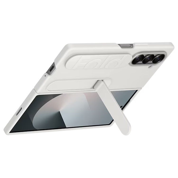 Samsung Standing Hülle Z Fold6 F956 mit Band Grau
