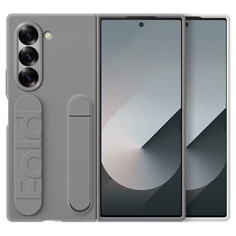 Samsung Standing Hülle Z Fold6 F956 mit Band Grau