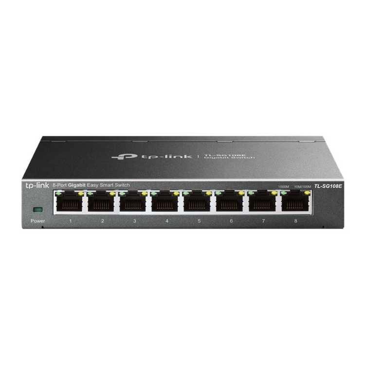 Switch TP-Link TL-SG108E 8 Portas 10/100/1000 Mbps