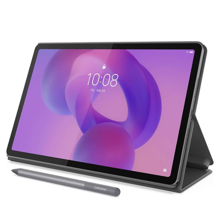 Tablet Lenovo Idea Tab 11 cinzento com caneta stylus e capa, ecrã 11 polegadas.
