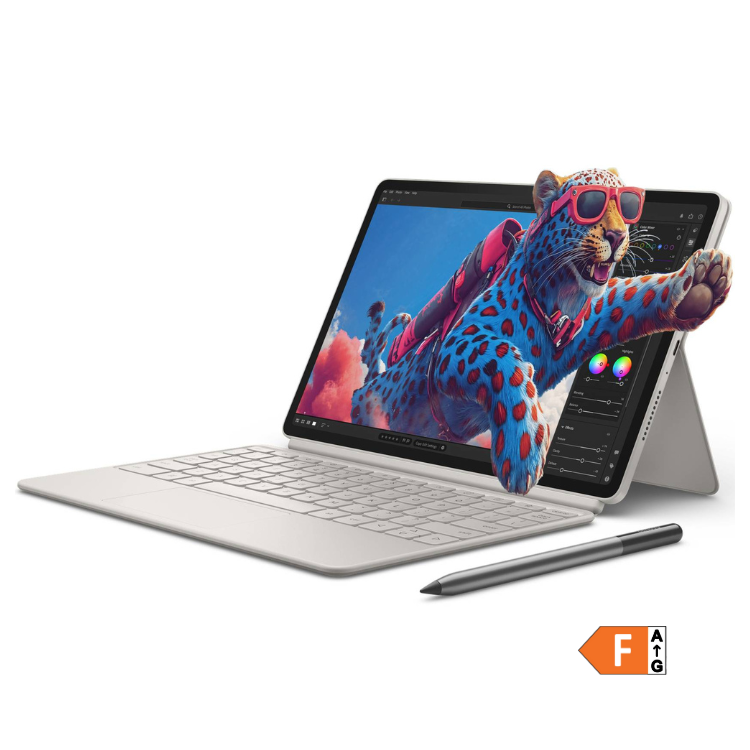 Tablet Lenovo Tab TB710FU branco 11.1 polegadas 3.2K com teclado e caneta.