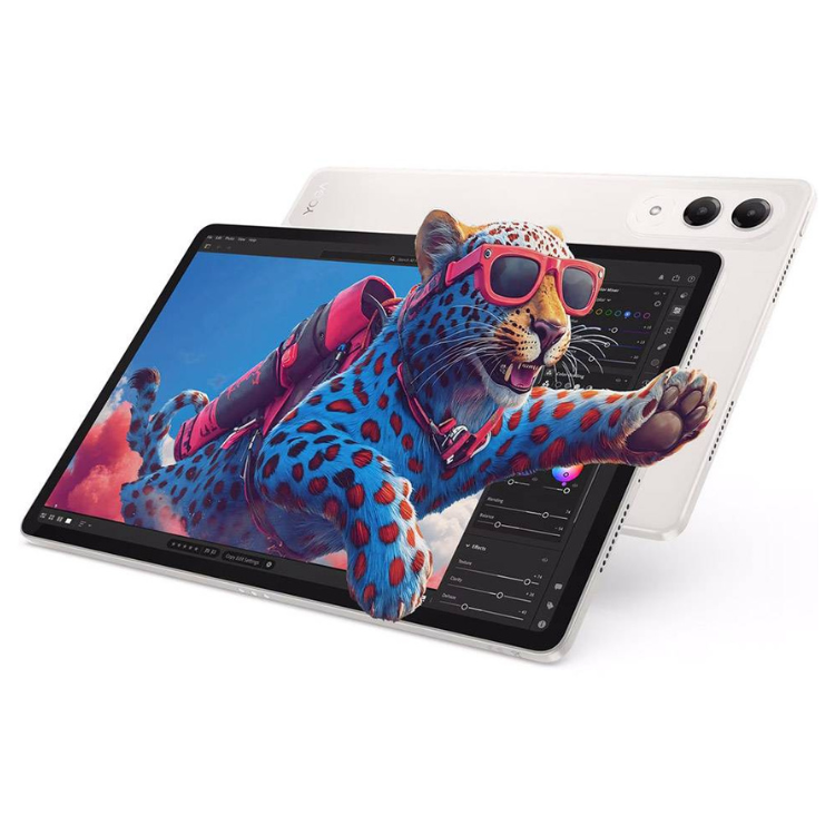 Tablet Lenovo Tab TB710FU branco 11.1 polegadas 3.2K com 12GB de RAM e 256GB de armazenamento interno.