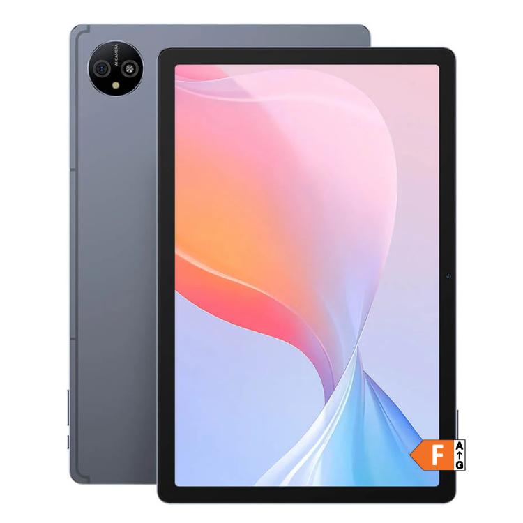 Tablet Ulefone Tab A11 cinzento 11" 6GB/256GB com ecrã colorido.