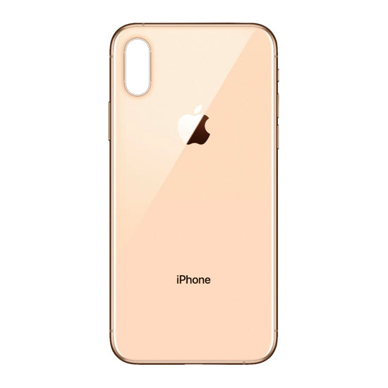 Tampa Traseira Vidro Apple iPhone XS Dourado