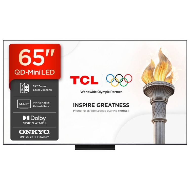 Televisão TCL C6K Pro 2026 Smart TV 4K Mini LED 65"