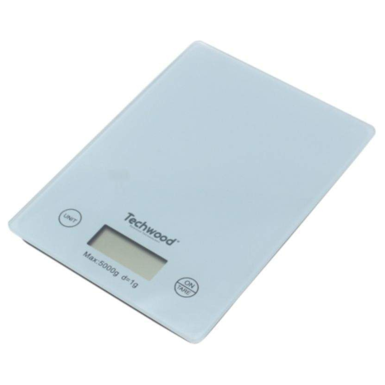 Balança de Cozinha Digital Techwood 5Kg Branco