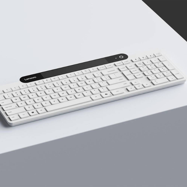 Lenovo Tastatur 800 selbstladend Bluetooth PT Weiß