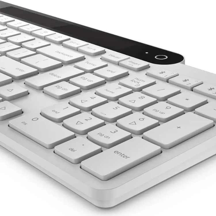 Lenovo Tastatur 800 selbstladend Bluetooth PT Weiß