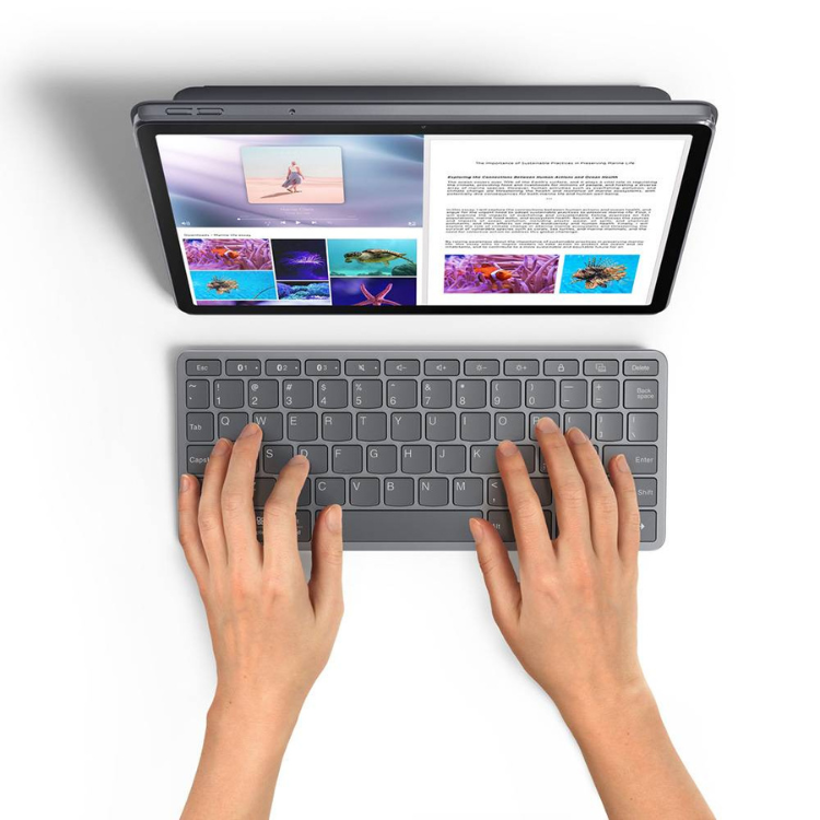 Lenovo Multi-Device Wireless Tastatur Tab PT Grau