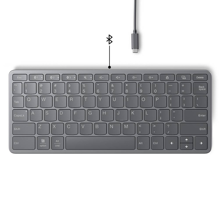 Lenovo Multi-Device Wireless Tastatur Tab PT Grau