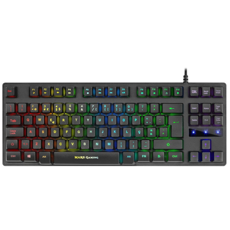 Teclado Mars Gaming MKTKL RGB TKL PT Preto
