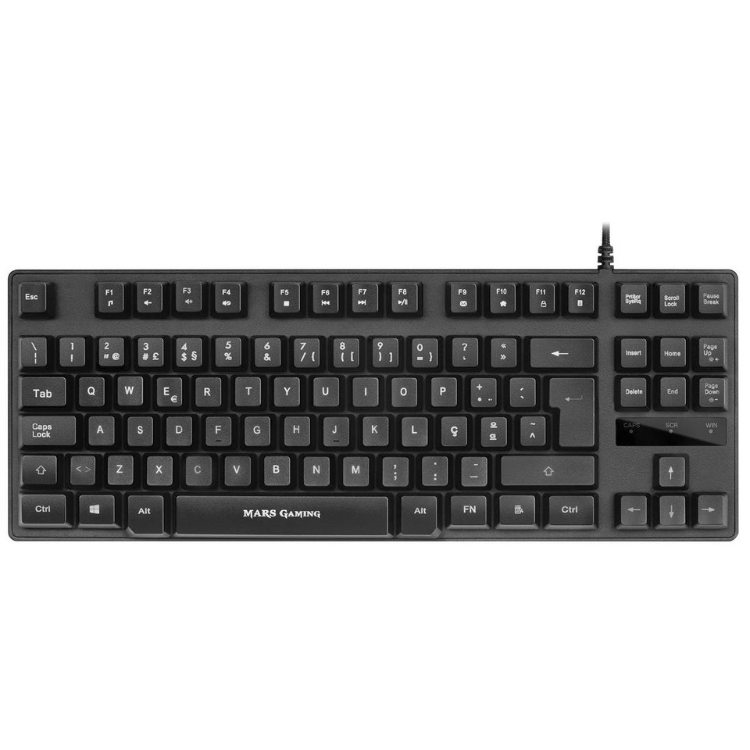 Teclado Mars Gaming MKTKL RGB TKL PT Preto