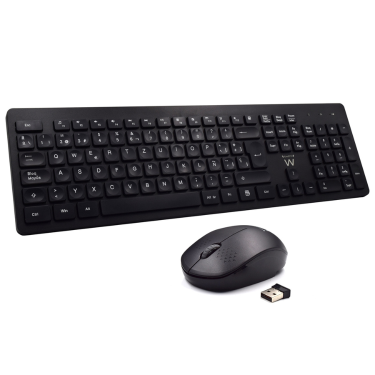Teclado + Rato Ewent Wireless PT