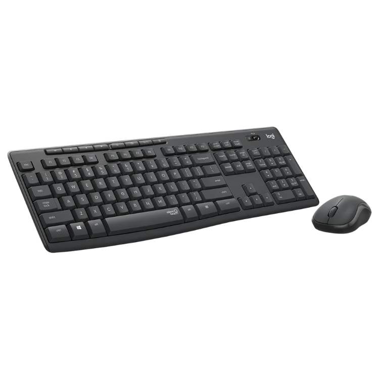Logitech MK295 wireless keyboard and mouse, black, Portuguese layout