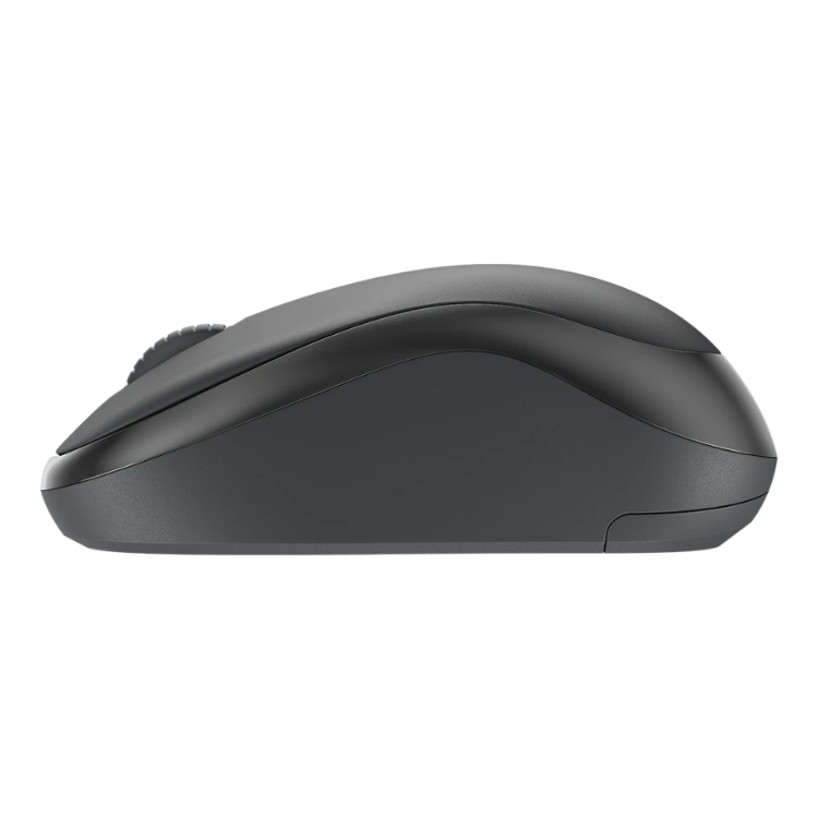 Logitech MK295 wireless mouse, black, side view