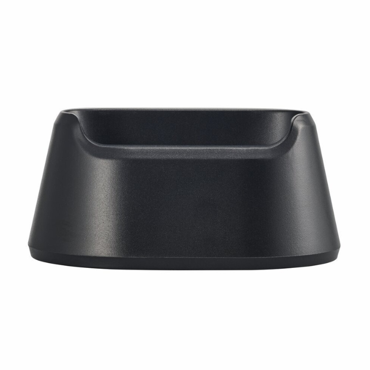 Telemóvel Gigaset GL695 preto com botões grandes e design simples.